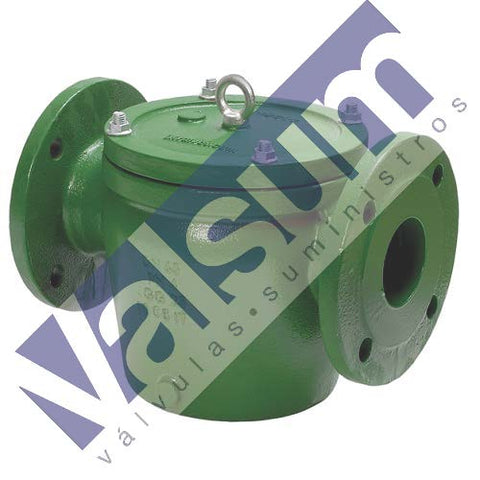 Caja de fangos redonda, paso recto