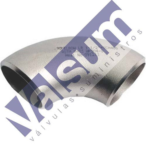 Codo 90º Acero Inoxidable ASTM AISI-316L SCH-10