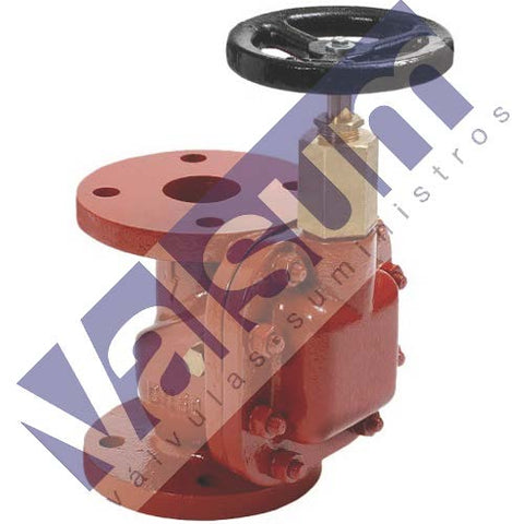 Válvula de mal tiempo paso recto.con maniobra