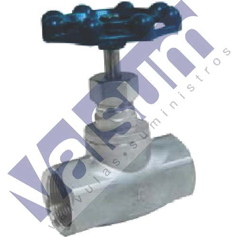 Válvula de asiento paso recto roscada