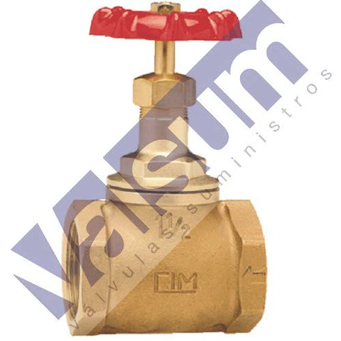 Válvula de asiento paso recto, extremos roscados