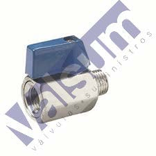Válvula de bola hexagonal inox M-H
