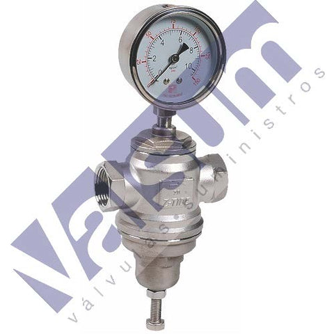 Válvula reductora roscada inoxidable